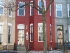 Jarring Red Exterior Townhouse 