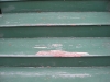 Failing Paint on Wooden Steps 
